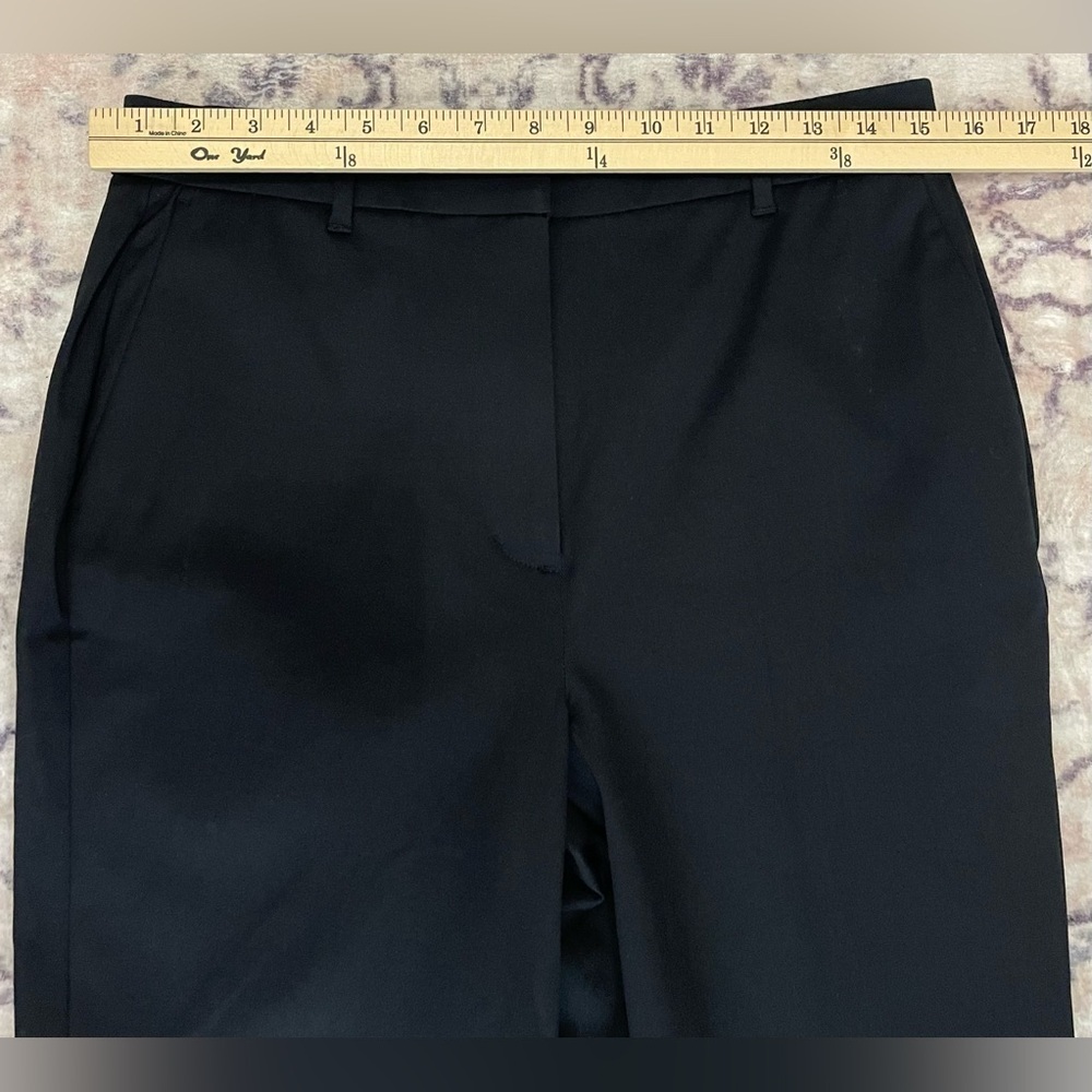 BODEN Kew Bi-Stretch Trousers Black Cotton Size 8 - Picture 6 of 10